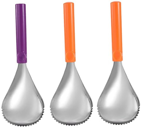 Pumpkin Scooper, 3PCS Stainless Steel Pumpkin Scraper Manual Pumpkin Scoop Pumpkin Carving Spoon for Home Kitchen Pumpkin Scooper, Pumpkin Scraper, Pumpkin Scoop