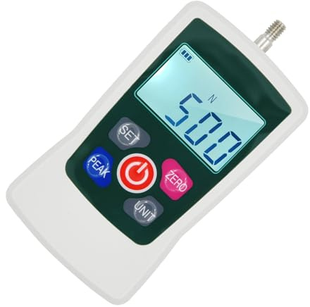 Digital Force Gauge 500N Portable Push Pull Meter With Backlit Display 3 Measurement Modes For Industrial Technical Applications