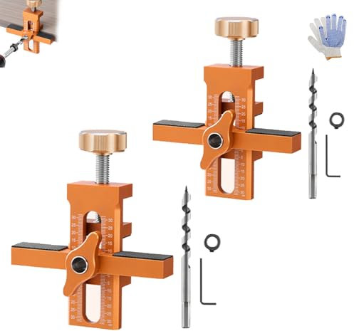 MIOKUKO Cabinet Door Installation Positioner, Cabinet Door Positioning Tool, Adjustable Cabinet Door Installation Positioner, for Kitchens, Bathrooms, And Installing Cabinet Doors