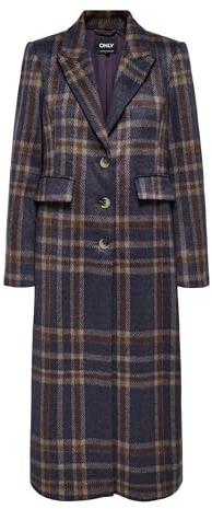 ONLY Damen Onlcoris Life Check Coat OTW