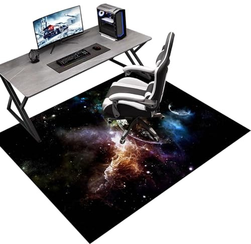 Gaming Stuhl Unterlage Bodenschutzmatte für Hartböden 60 x 70 cm Bürostuhl Bodenschutzmatte Unterlage Schutzmatte und Schreibtischstuhl Unterlage Bürostuhl Matte für harte böden parkett rollstühle