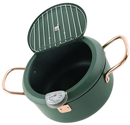 Cabilock Marmite Pour Friteuses Et Poêle à Friture Marmite à Tempura Poêle à Frire Antiadhésive