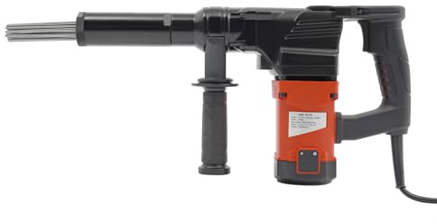 Nadelentroster Elektrisch Rost Entfernung Werkzeug, 1100W Handgerät Entrostierpistole Pistolengriff Nadel Scaler 360° drehbaren Hilfsgriff, Max Dauer 30 Min