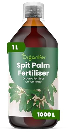 Engrais Liquide Pour Palmier Areca 1L – Engrais Organique Pour Feuillage Luxuriant Et Croissance Vigoureuse – Stimule Racines Et Résistance – Organifer
