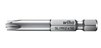 Wiha Bit Professional 70 mm PlusMinus/Phillips 1/4 (32491) SL/PH1