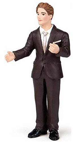 Papo - Realistische Bräutigam im Anzug-Figur - 3 Jahre + - Kollektion Zauberwelt - Kreativspiel Festwelt - Geschenkidee Spielzeug für Mädchen und Jungen
