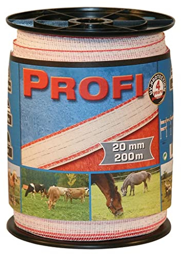 Profi Weidezaunband 20mm, 6x0,30 TriC, 200m, w/r