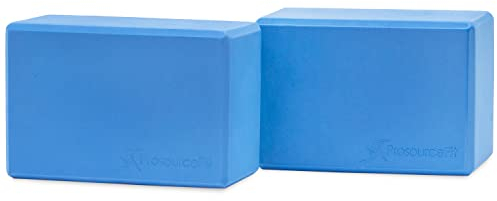ProsourceFit Unisex – Erwachsene 859335003510 Yoga-Blöcke, Blau, Einheitsgröße