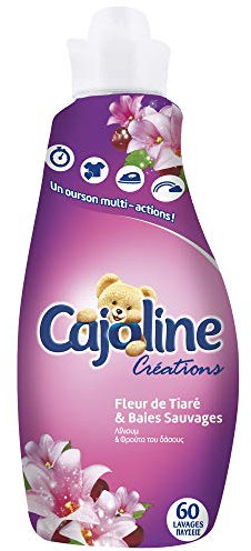 Cajoline Liquide Adoucissant Concentré Tiaré Baies Sauvages, 60 Lavages, 1.5L