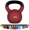 Kettlebell Neopren 2 – 30 kg inkl. Übungsposter Kugelhantel (30 kg - Bordeaux)