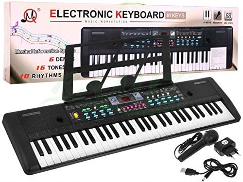 BSD Digitalpiano E-Piano Mit Mikrofon Keyboard MQ-605UFB