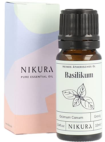 Nikura | Basil Essential Oil - 10ml - 100% Pure
