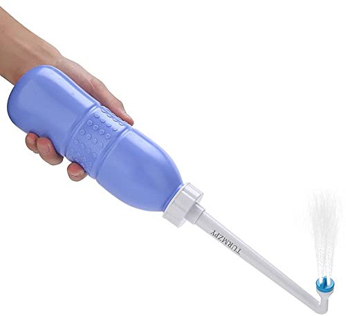 Portable Bidet TENZEP Pulvérisateur de bidet portable 600 ml Nettoyant médical Lavage Ass Applicable Occasions Voyage Shattaf Wash