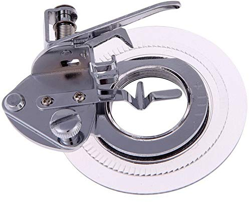 Xinlie Pied de Biche de Machine a Coudre Fantaisie Fleur Ronde Pied presseur Pied à Broder Fleur Machines à Coudre Presseur Pieds de Biche Broderie pour Butterfly Brother Singer Janome Juki