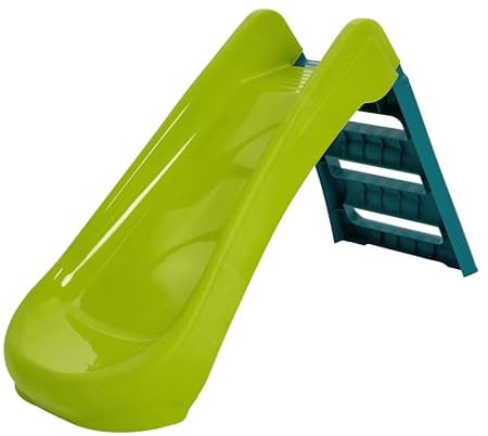 Palplay Fun N Fold Toboggan Junior pour Enfants, intérieur et extérieur, Vert, léger, Pliable, Rangement Rapide et Facile, Tout-Petits âgés de 18 Mois à 5 Ans