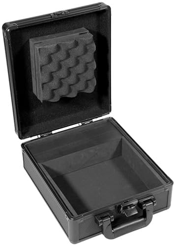 Flight Case console de mixage Noir Walkasse Case S Mixer ZED/MG/XENYX - Multiplis 9/3,6 mm + Black Diamond - Mousse intérieure. Poignée. Loquet verrouillable avec clés.