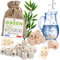 GREEN KOALAS | 50 Perles de Céramique EM® Roses X30 + Grises X20 Pack Purificateur Naturel Filtration Eau du Robinet Carafe Fontaine Gourde Machine à café Bouilloire Billes filtre anti calcaire chlore