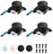 Joycon Joystick 4er Pack Joystick Analog Thumb Stick für Switch Joy-Con-Controller & Switch Lite, links/rechts Analog-Joystick mit Thumbstick-Griffen & Schrauben