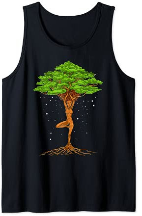 Arbre de vie Zen Yoga Nature Forêt Spirituelle Namaste Débardeur