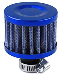 Filtro aria per auto, filtro di ventilazione mini 50mm filtro aria sportivo 12mm connessione filtro di aspirazione aria fredda per auto filtro a fungo filtro aria sistema di aspirazione per auto moto