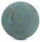 Sitting Ball Sitzball/Gymnastikball ALFA mit Velours-Bezug in Petrol