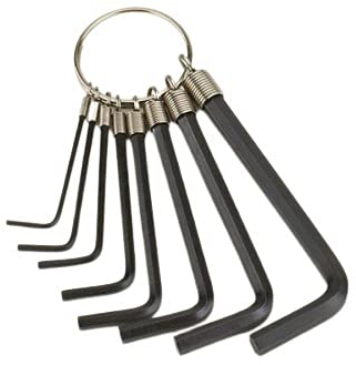 MBS TRADING Set | 8-teiliger Steckschlüsselsatz mit Ring Sechskant Nuss Schlüssel Satz Innensechskant