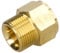 WESSPER Hochdruckreiniger Kupplung Messing Adapter M22 15 mm AG x M22 14/15 mm Innengewinde | Reduzierstück Fitting Gewindeadapter M22x1,5 Für Kärcher Hochdruckreiniger Lanze usw. | Verbindungsstücke