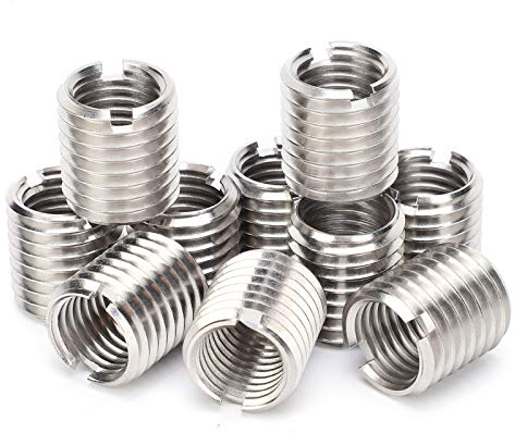 Selbstschneidender Gewindeeinsatz, 10 Stück 22 mm Umrüstschraube Mutter Innengewinde M16 x 2 Außengewinde M20 x 2,5