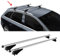 Menabo Dachträger kompatibel mit Renault Megane Grandtour 2015-2020 TÜV Aluminium Grau