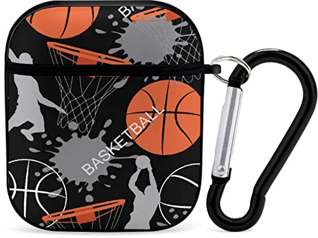 Airpods-Hülle Cartoon-Sport-Basketball Airpod Hard Case Cover Kopfhörerhüllen Für Apple Airpods1 Airpods2