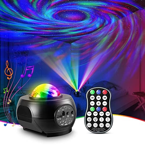 Nebula Starry Galaxy Projector for Room Home Bedroom,Galaxy Light Projector for ceiling,Remote Timer Star Projector,Music Night Light Projector for Kids,Teen Girl Adult Bedroom Decor,Birthday gifts
