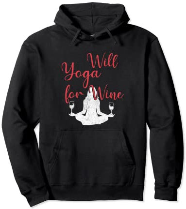 Will Yoga For Vine Meditation Funny Yoga Pullover Hoodie