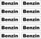 Stickerloveshop 10x Aufkleber Flüssigkeiten Kraftstoff Kennzeichnung Tankdeckel Kanister Auto Hinweis Brennstoffe AdBlue Benzin Gemisch Diesel Wasser Aspen Super (Benzin)