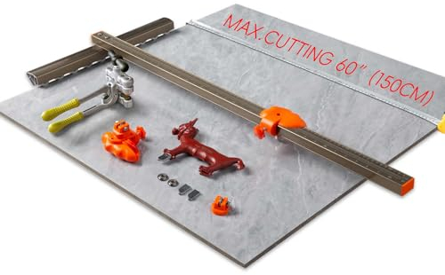 youkzuan Großes manuelles Fliesen-/Glasschneider-Set, professioneller Fliesenschneider, 1200 mm und 900 mm (1300 mm), 1500 mm, alle können verwendet werden, ergonomische Fliesen-/Glaszange