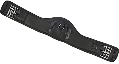 Schockemöhle Pittsburgh Sattelgurt, Größe:65 cm, Farbe:Black/Silver