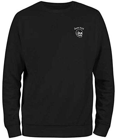 John Doe I Sweater Live Fast Skull gestickt I Sweatshirt I Pullover I Lifestyle I Herren I schwarz I Größe L