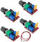 RUNCCI-YUN 4 Pezzi 3v 6v 12v 24v 35v 5A DC Regolatore di Velocità del Motore PWM,Dimmer LED,Modulo Interruttore Regolabile Velocità Interruttore di Controllo della Velocità