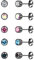 CASSIECA 5 Paar Titan Ohrstecker für Damen Herren Medizinische Ohrstecker Set 3mm Titan Ohrringe Kinder Schwarz Ohrringe Chirurgenstahl Geschenke für Damen Herren mit Schmuckkästchen