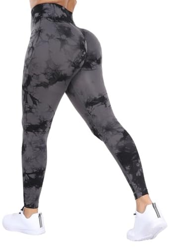 DUROFIT Scrunch Butt Sport Leggings Für Damen, High Waist Blickdicht Po Push Up Booty Leggings für Sport & Alltag, Sportleggings für heiße Tage