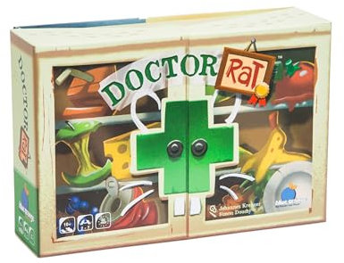 Blue Orange | Doctor Rat | Board Game | Ages 10+ | 2-7 Players | 30 Minutes Playing Time