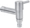 G1/2-Zoll-Gartenhahn, 304 Edelstahl, Außenwandmontage, Wasserhahn-Adapter, Wäsche, Badezimmer, Waschmaschine, Wischmopp, Teich, Bibcock, Einzelkalt, für Poolwanne, Einzelgriff