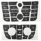 Auto Innenzubehör Für OPEL Für ASTRA J Radio Audio Button Reparatur Aufkleber Aufkleber Schwarz Auto Button Repair Tool Auto Zierleiste