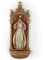 BC Katholisches Heiliges Herz Jesu, 22,9 cm H Heiliges Wasser, Wandschild, inspirierende Heimdekoration, religiöses Geschenk, Renaissance-Skulptur, handgefertigt von Buildclassic