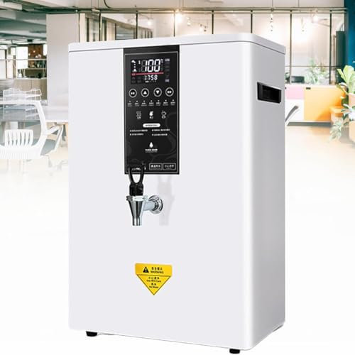 CYMYYDS Instant Hot Water Dispenser, Automatic Commercial Hot Water Pot with Filter, LCD Display Wall-Mounted Water Boiler With Spout, For Coffee Home Office,50L