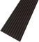 MEBANO. Akustikpaneele Holz 240 x 53 cm, Farbe: Schwarz Matt Wandpaneele, Holzpaneele Wand, Moderne Lamellenwand auf Filz, MDF Wandverkleidung