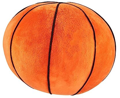 WESIEVYA Basketball-Spielzeug 22 cm Plüschball Für Kinder Kreatives Sport-plüschspielzeug Mit Lebendigen Farben Für Innen Und Außenbereich
