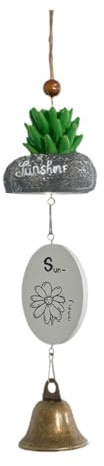 Fenteer Cartoon Wind Chime Indoor/Outdoor Dekor Rustikale Windchime Home Dekoration für Balkon, Pflanze auf Stein
