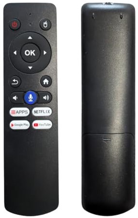 Télécommande IR/Bluetooth pour Box Android et Smart TV: Q1, FIRE STICK, X96MINI, SAMSUNG, X96Q, LG, XIAOMI, X98Q, SONY, NVIDIA SHIELD, MXQ, TCL, THOMSON, HISENSE, M8N, M10, T95, T95N, T95X, H96 etc...