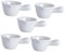 Hemobllo 5Piezas Batas de Leche de Cerámica Tazas de Almacenamiento de Leche para Recipientes Mini de Salsa Práctico Limpiar y Almacenar