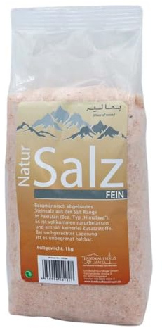 Landkaufhaus Mayer Natursalz, Fein a.d. Salt Range in Pakistan, 1kg (1)